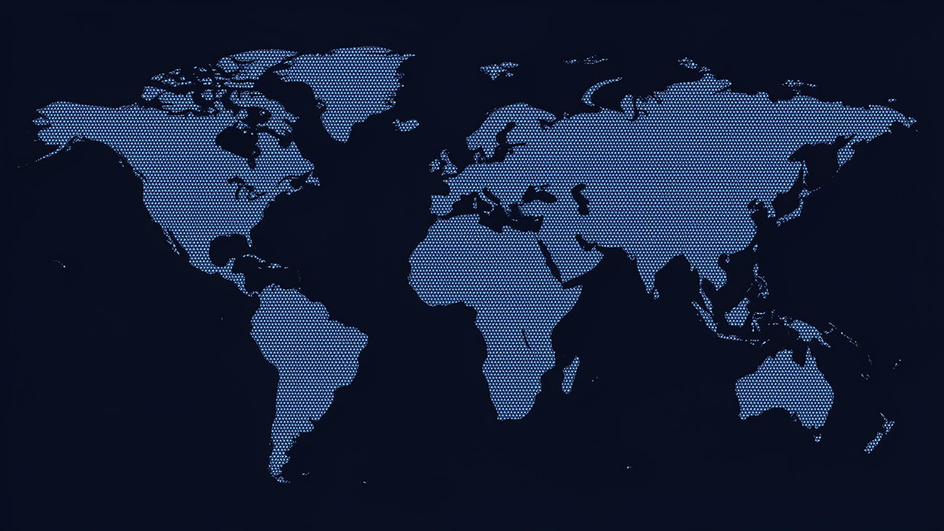 World map of Valkim Technologies operations
